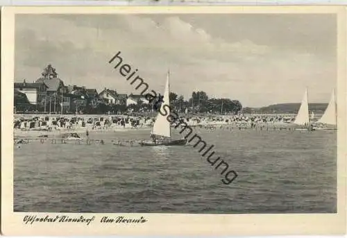 Ostseebad Niendorf - Am Strande - Verlag Julius Simonsen Oldenburg