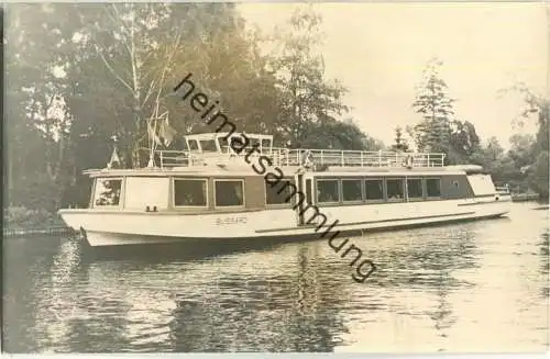 Berlin - MS Bussard - Fahrgastschiff - Foto keine AK-Einteilung 9cm x 14cm