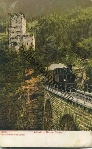 Albula - Ruine Campi - Edition Photoglob Co. Zürich