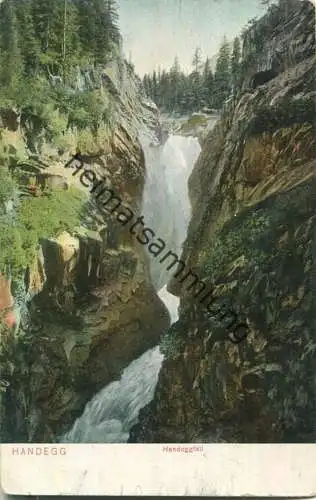 Handegg - Handeggfall - Verlag Dr. Trenkler Co. Leipzig 1905