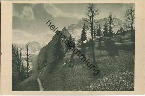 Hochkalter und Wimbachtal vom Sloeleitungsweg - Verlag Karl Ermisch Berchtesgaden