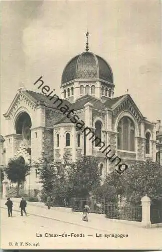 La Chaux-de-Fonds - La synagogue - Synagoge - Edition Franco Suisse Berne