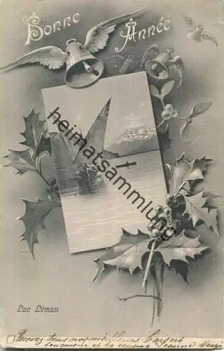 Lac Leman - Bonne Annee - Edition Timothee Jagot Neuchatel