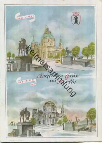 Herzlichen Gruss aus Berlin - 1946 - Berliner Dom - Verlag Neuroder Berlin