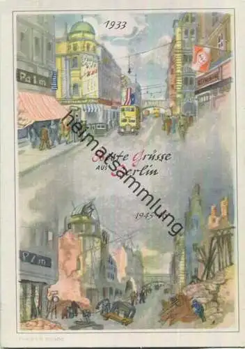 Beste Grüsse aus Berlin - 1946 - Friedrichstrasse - Verlag Neuroder Berlin