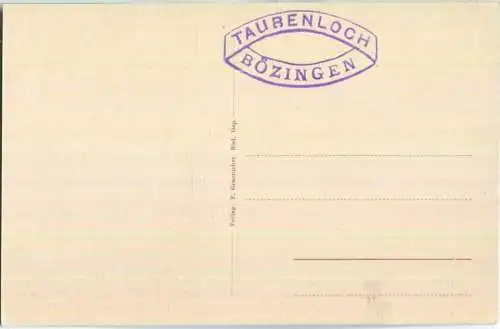 Taubenlochschlucht - Verlag F. Graenicher Biel