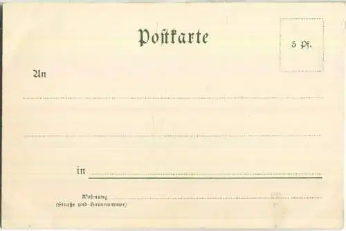 Klösterle Schwarzwald - Künstlerkarte Langhein 1897 - Verlag J. Velten Karlsruhe