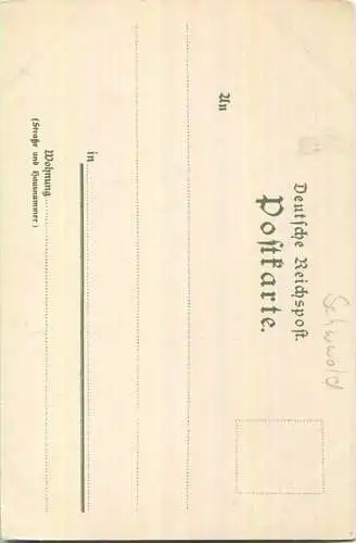 Ravenna-Fall - Künstlerkarte C. Biese - Verlag J. Velten Karlsruhe