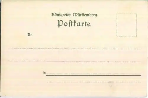 Hirsau - Künstlerkarte Karl Mutter - Verlag J. Velten Karlsruhe