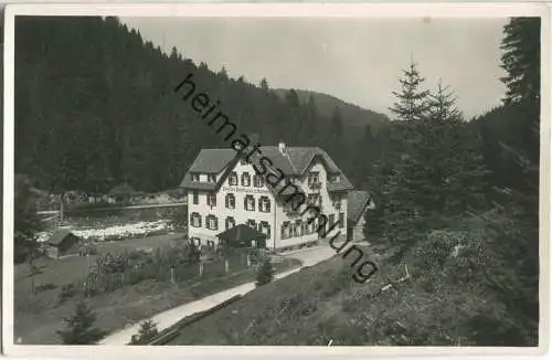 Zwickgabel bei Schönmünzach - Gasthaus und Fremdenheim zum Mohren - Besitzer Fritz Wurster - Foto-Ansichtskarte