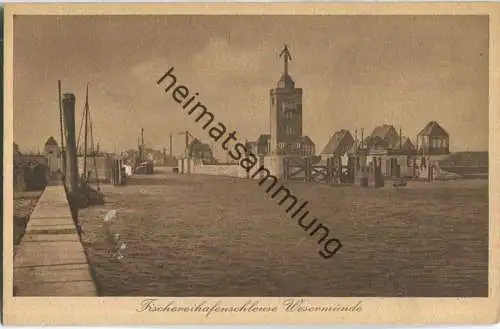 Wesermünde - Fischereihafenschleuse