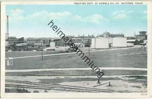 Treating Depot of Humble Oil Co. - Baytown Texas