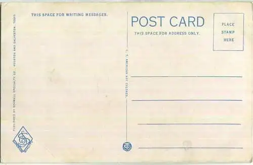 Houston Texas - Post Dispatch Building and Home of Radio Station K.P.R.C.