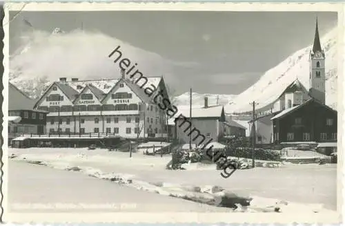 Galtür - Hotel Rössle - Foto-Ansichtskarte - Verlag R. Mathis Landeck