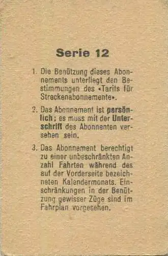 Schweiz - Einheimische LLB - Leukerbad Inden - Fahrkarte 1979