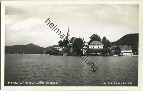 Maria Wörth am Wörthersee - Foto-Ansichtskarte - Verlag Walter Kramer Graz