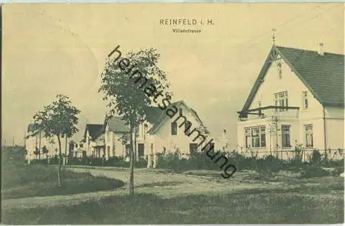 Reinfeld - Villenstrasse - Verlag Julius Simonsen Oldenburg