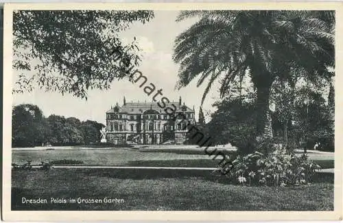 Dresden - Palais im Grossen Garten - Verlag J. Bettenhausen Dresden