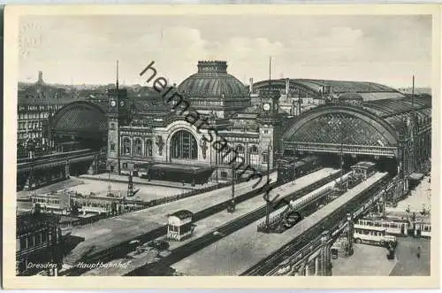 Dresden - Hauptbahnhof - Verlag J. Bettenhausen Dresden