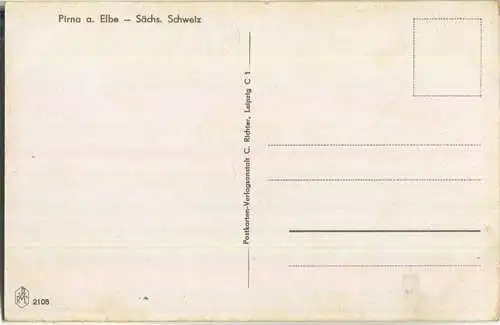 Pirna an der Elbe - Verlag C. Richter Leipzig