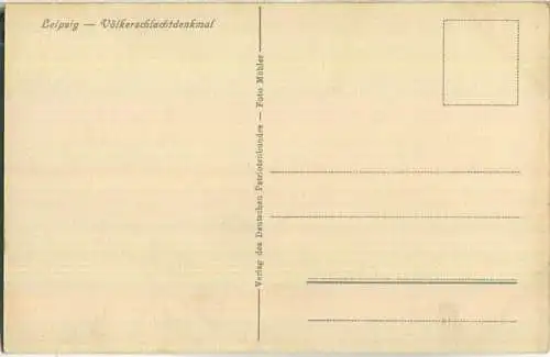 Leipzig - Völkerschlachtdenkmal - Verlag des Deutschen Patriotenbundes