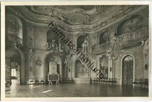 Rudolstadt - Schloss Heidecksburg - Grosser Festsaal - Foto-AK - Verlag Hermann Paris Rudolstadt