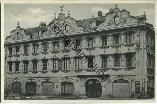 Würzburg - Haus zum Falken - Verlag A. Weber Würzburg