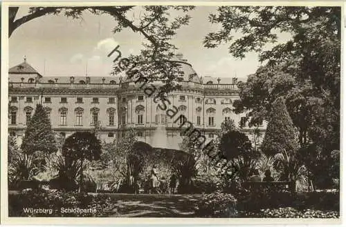 Würzburg - Schlosspartie - Verlag A. Weber Würzburg