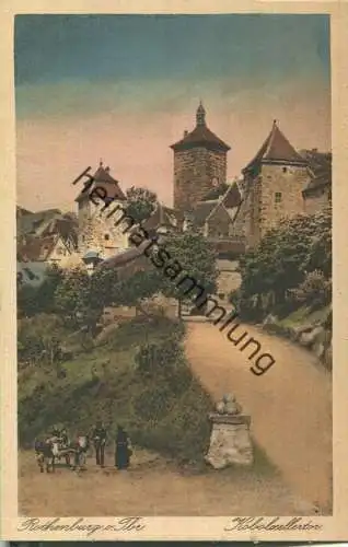 Rothenburg - Kobolzellertor - Verlag J. Geissendörfer Rothenburg