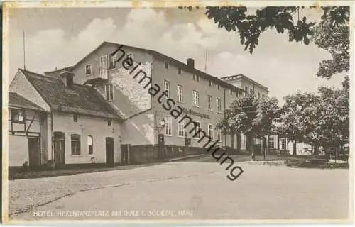 Hotel Hexentanzplatz bei Thale - Verlag Louis Glaser Leipzig