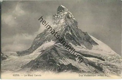 Le Mont Cervin - Das Matterhorn - Edition Phototypie Co. Neuchatel