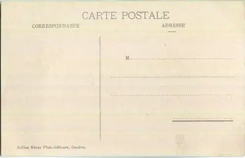 Geneve - La Jonction du Rhone et de l'Arve - Edituion Jullien freres Geneve