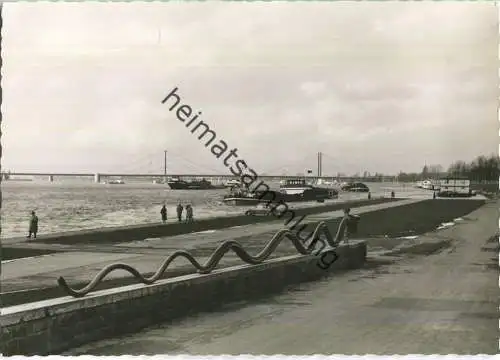 Düsseldorf - Blick zur Nordbrücke - Foto-AK