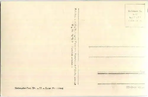 Blick vom Wachberg bei Saupsdorf - Verlag H. Wagner Hinterhermsdorf - Handabzug 50er Jahre