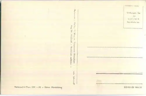 Blick vom Wachberg bei Saupsdorf - Verlag H. Wagner Hinterhermsdorf - Handabzug 50er Jahre