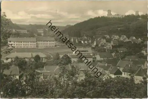 Eckartsberga mit Zentralschule und Eckartsburg - VEB Bild und Heimat Reichenbach 50er Jahre