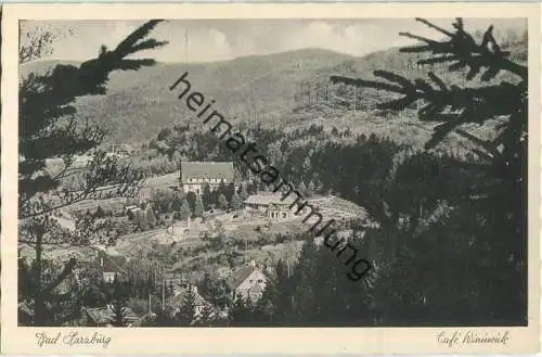 Bad Harzburg - Cafe Winuwuk - Foto-Ansichtskarte - Verlag Ernst Stopp Hannover