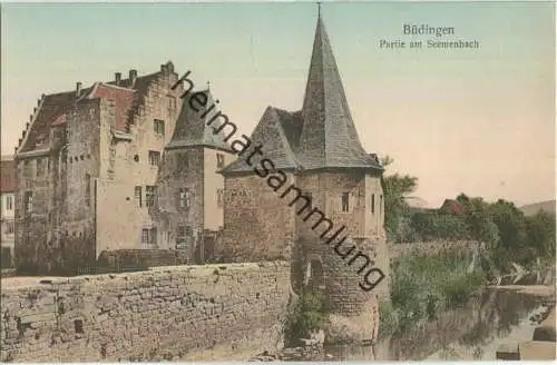 Büdingen - Partie am Seemenbach - Verlag Ernst Eberling Büdingen