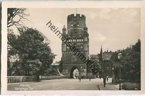 Stendal - Uenglinger Tor - Foto-AK - Verlag Trinks & Co. Leipzig