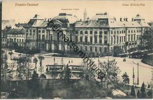 Dresden - Neustadt - Japanisches Palais - Kaiser Wilhelm-Platz - Verlag Carl Döge Dresden