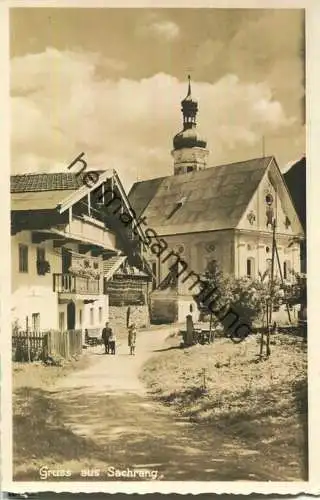 Gruss aus Sachrang - Foto-Ansichtskarte - Verlag Bergtold Sachrang