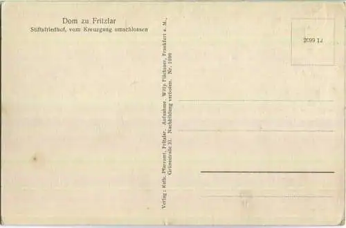 Dom zu Fritzlar - Stiftsfriedhof - Verlag Kath Pfarramt Fritzlar