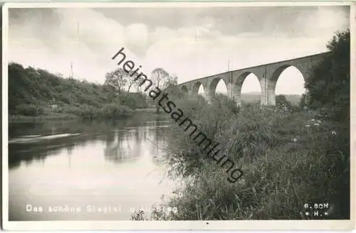 Das schöne Siegtal bei Au - Sieg - Foto-Ansichtskarte - Verlag Foto-Schmidt Wissen/Sieg