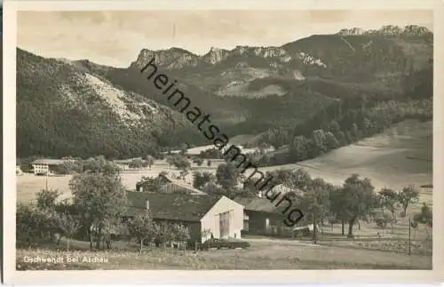 Gschwendt bei Aschau - Foto-Ansichtskarte - Verlag M. Hauch Prien