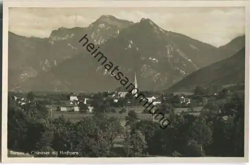 Bernau - Chiemsee mit Hochgern - Foto-AK - Verlag Photohaus Georg Bichler Altenmarkt