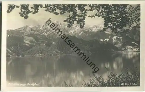 Kochelsee gegen Herzogstand - Verlag Hans Huber München