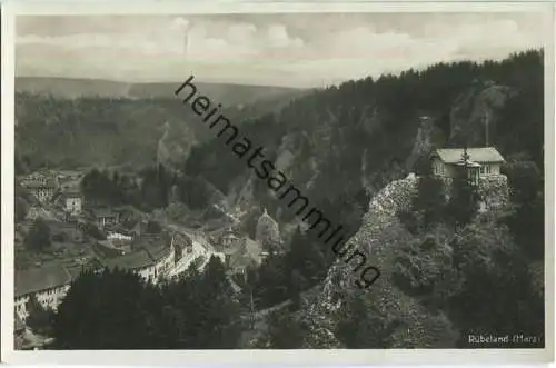 Rübeland - Foto-AK - Verlag R. Lederbogen Halberstadt