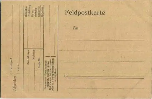 Südtirolerin - Original handgemalt O. Urbahn 1916