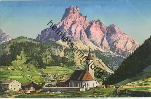 Corvara mit Sass Songher - Verlag Joh. F. Amonn Bozen