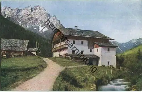 Dolomiten - Partie bei Altprags mit Hohe Gaisl - Verlag Gerstenberger & Müller Bozen